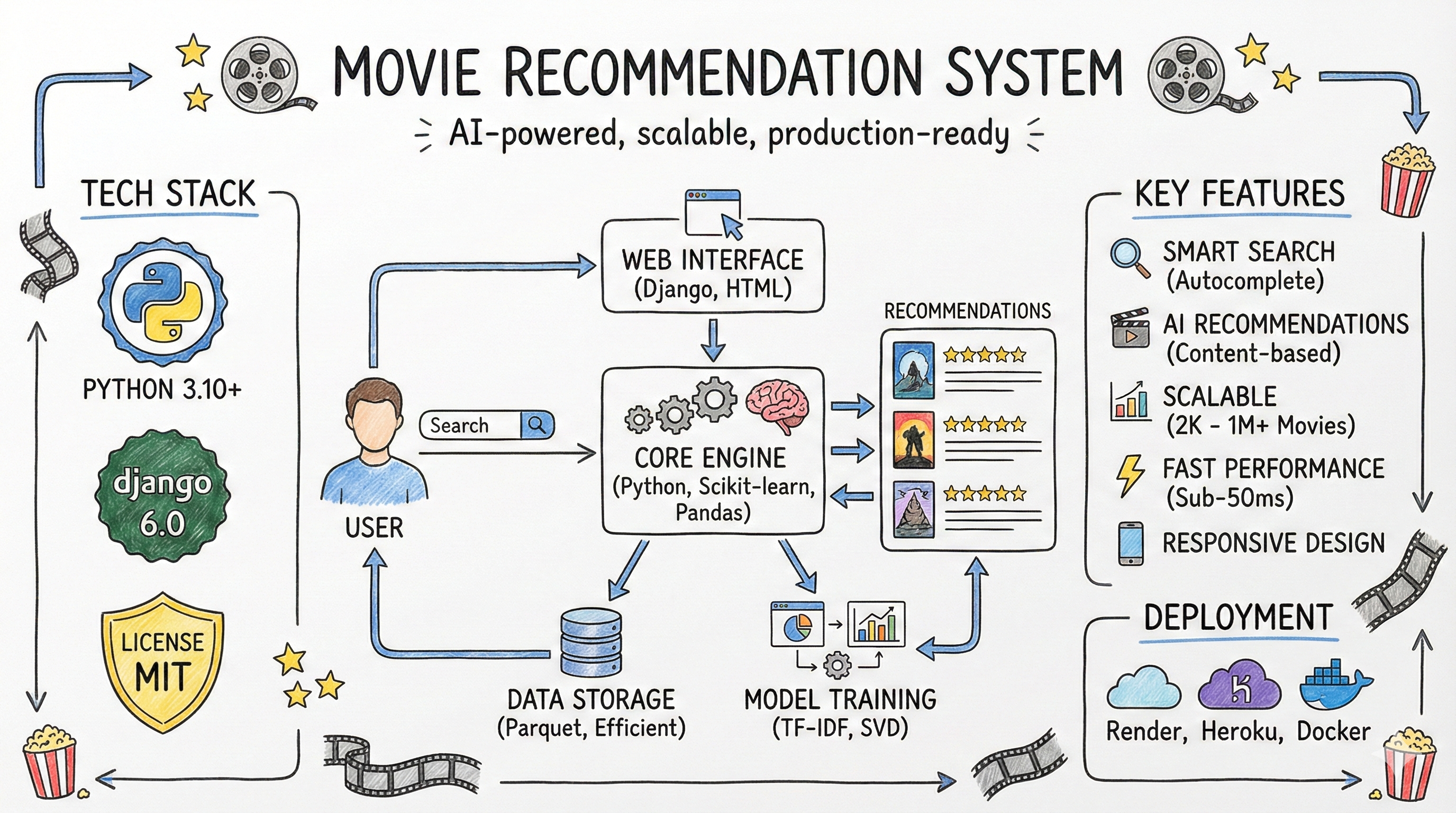 Movie Recommendation System Header